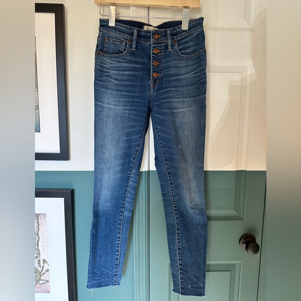 Madewell 9” high riser skinny